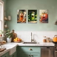 thumbnail image 3 of ZHONGYUTONG 3 Pieces Funny Kitchen Wall Art Picture Frame Whimsical Pickle Canvas Prints Food Posters Humorous Vegetable Fruit Painting Dining Room Decor (16.00" x 24.00" x 3PCS), 3 of 5