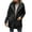 Black womens coat, variant on Usmixi Womens Winter Sherpa Jacket Fuzzy Fluffy Fleece Coat for Women Casual Solid Long Sleeve Lapel Outerwear Open Button Down Soft Plush Jacket with Pocket 2025 Sherpa Jacket
