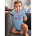 thumbnail image 2 of My First Fourth Of July Bodysuit Infant -Image by Shutterstock,  6 Months, 2 of 4