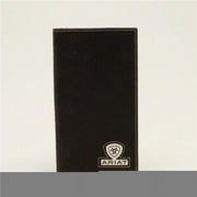 Ariat® Men's Shield Logo Conch Dark Brown Rodeo Wallet A35467282