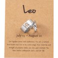 thumbnail image 1 of Uinagy 12 Zodiac Card Couple Rings, 1 of 4
