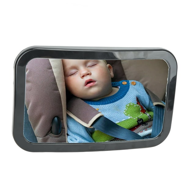 Miroir De Voiture Pour Bébé, Grand Angle De Vision Universel Acrylique +  ABS Miroir De Siège Arrière Pour Bébé Face à L'arrière 