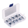 thumbnail image 1 of Kit De Surtido De Resistencias De Potenciómetro Horizontal 100x Variable 100ohm-1Mohm Sunnimix Kit de resistencia variable, 1 of 8