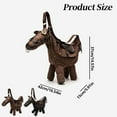 thumbnail image 3 of Cosmetic Bag Stylish & Unique Horse Shaped Canvas Crossbody Bag For Women Catching Design With Comfortable Strap Perfect For Daily Use Events And Gifting, Cosmetic Bag for Women, 3 of 9