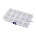 thumbnail image 3 of predolo Bead Organizer Box Jewelry Tool Case Accessories Craft Storage Container Fishing 15 Grid, 3 of 8
