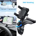 thumbnail image 3 of Car Phone Holder Adjustable Dashboard Car Phone Mount Stand  Dashboard Clip Hands Free Car Mobile Phone Bracket for 4-7” Smart Phone GPS Rearview Mirror, 3 of 7