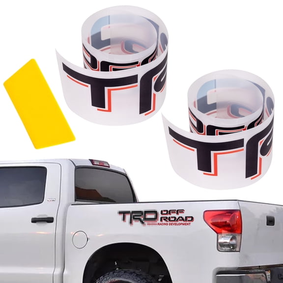 Off Road Vehicle Sticker Kits, Suitable for Tundra and Tacoma Models, Replacement Stickers, 2-Piece Set, with Scraper Tools