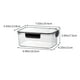thumbnail image 3 of Cheese Dispenser Refrigerator Fruit Flip Lid Block Organiser Ginger Garlic Spice Storage Container, 3 of 6