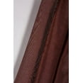 thumbnail image 3 of All American Collection New 2pc Doli Sheer Curtain (54" X 63", Chocolate), 3 of 3