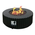thumbnail image 5 of Afterglow Firepits All Terrafab External Gas Tank for Outdoor Use Round 50000Btu, Black, 5 of 6