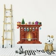 thumbnail image 4 of 2Pcs Christmas Wall Stickers ,Christmas Fireplace Wall Decor Stickers Decorative Decals Art Murals Holiday Party Home Decor Supplies, 4 of 6