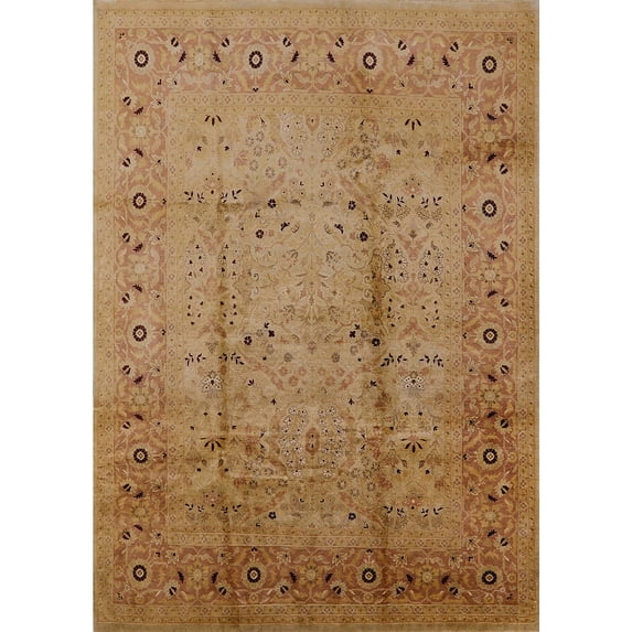 Ahgly Company Machine Washable Indoor Rectangle Industrial Modern Bronze Brown Area Rugs, 4' x 6'