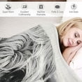 thumbnail image 3 of Orinice Long Horn Cow Warm Lightweight Blanket Soft Fleece Blankets for All Seasons - Decorative Throw Blanket for Living Rooms, Sofa, and Bed 50x60in, 3 of 6