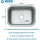 thumbnail image 2 of Kit de Tarja de Acero Inox con Mezcladora Monomando MEER Faucets by CNX TS5945SC2 MZM8116F CANS-002, 2 of 8