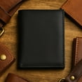 thumbnail image 2 of MARSHAL Genuine Leather Large Hipster Bifold Credit Card Id Men's Wallet, 2 of 8
