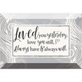thumbnail image 1 of Dexsa 13487X 6 x 4 in. Love You Glass Plaque, 1 of 1