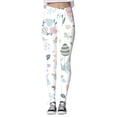 thumbnail image 1 of Pantalon Imprimé de Festival de Résurrection de Pâques Personnalisé pour Femmes Collants Personnalisés Course Pilates Collants Longs, 1 of 5
