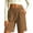 #New Coffee, variant on No Boundaries Women's Casual Shorts Summer Elastic Waisted Drawstring Knit Shorts with Pockets