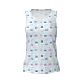 thumbnail image 4 of Fotbe Rabbit In The Rain Womens Loose Fit Casual Flowy Slim-Fit Tank Tops Athletic Round Neck Trendy Sleeveless Summer Tops for Gym and Yoga-XX-Large, 4 of 9