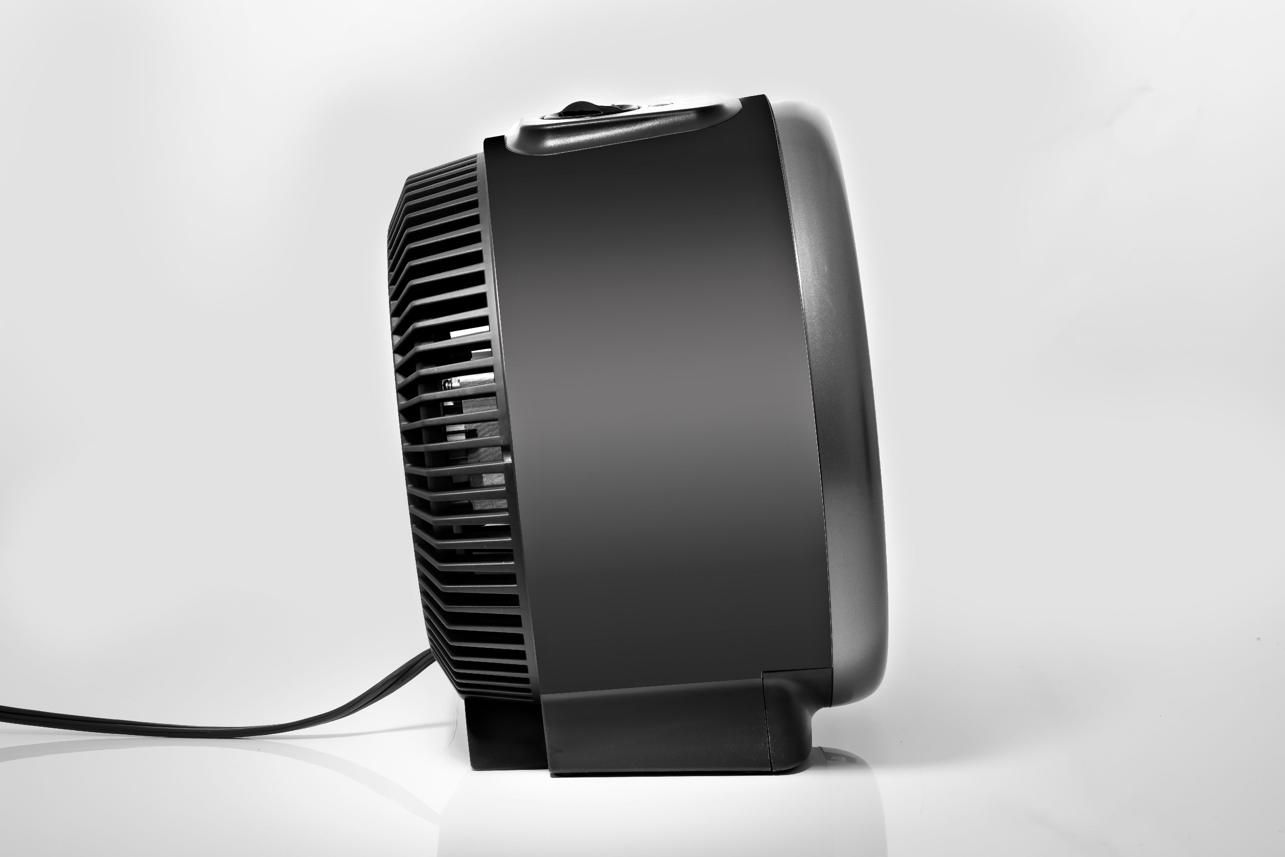 Mainstays 2in1 Turbo Fan + Heater 7" Fan Air Circulator, NF18U,Black