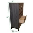 thumbnail image 3 of Galaxy Home Contemporary Hudson Made With Wood Chest in Gray, 3 of 6