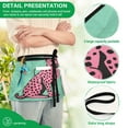 thumbnail image 4 of Yayeee Waist Apron with Pockets for Cooking Waterproof Half Server Aprons, Pink Cheetah, 4 of 7
