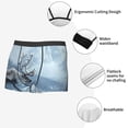 thumbnail image 3 of Fotbe Winter Reindeer In Snowy Mountains Calzoncillos Tipo Boxer con Bolsa de Soporte Total para Hombre, X-Temp Fresco, Transpirable y de Secado Rápido-Medium, 3 of 5