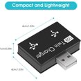thumbnail image 2 of Health Gear USB2.0 2-Port, Portable 2-Port USB Hub, Male to Dual USB Female Adapter(Black), 2 of 5