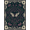 Dark Teal Purple Ivory, Pattern 1, variant on ODIKA 8'x10' Washable Area Rug Gothic Moth Design With Botanical Vine Symmetry Accents Witchy Floral Refined for Dining Room, Large Office, Lounge, Non-Slip Chair-Friendly Mat