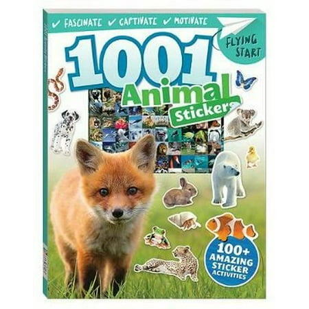 Flying Start 1001 Amazing Animals Stickers Book