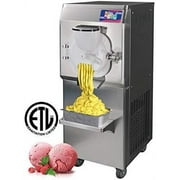 Kolice ETL Commercial Hard Ice Cream Machine, Italian Water Ice Machine, Batch Freezer-Cylinder:14L
