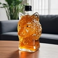 thumbnail image 4 of RKSTN Glass Bottles Wolf - Crested Whiskey Bottle Kitchen Gadgets, 4 of 5