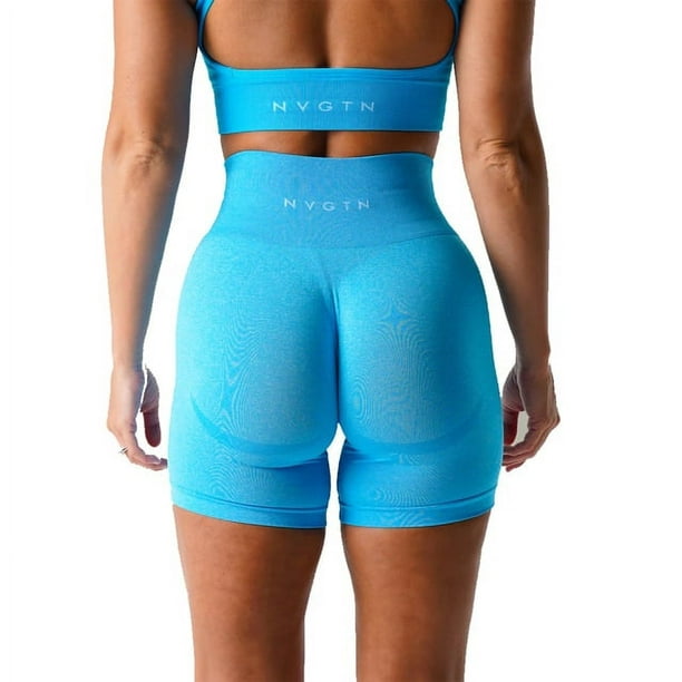 NVGTN Seamless Shorts High Waisted Shorts for Women Smile Contour Biker  Shorts Gym Yoga Workout 