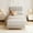 Grey, variant on Boucle Twin XL Bed Frame with Wave Headboard - Upholstered Platform Bed, Wood Slat Support, No Box Spring Needed, Easy Assembly, Grey