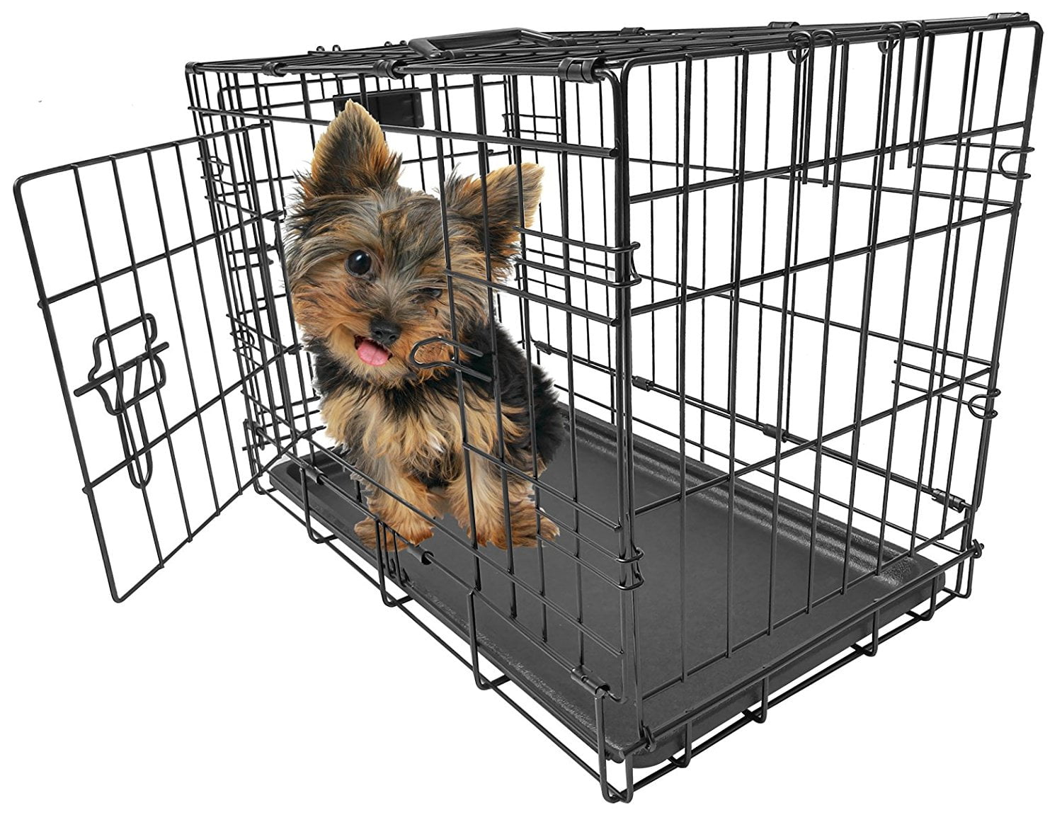Ultimate Folding Dog Cage Pet Crate High Intensity Heavy Duty Metal