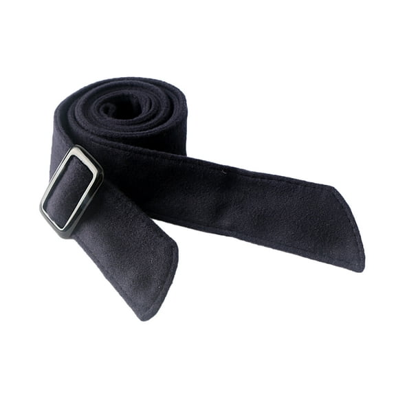 Women Artificial Woolen Overcoat Waist Belt Coat Belt Cinches Tie with Buckle for Winter Replacement Belt