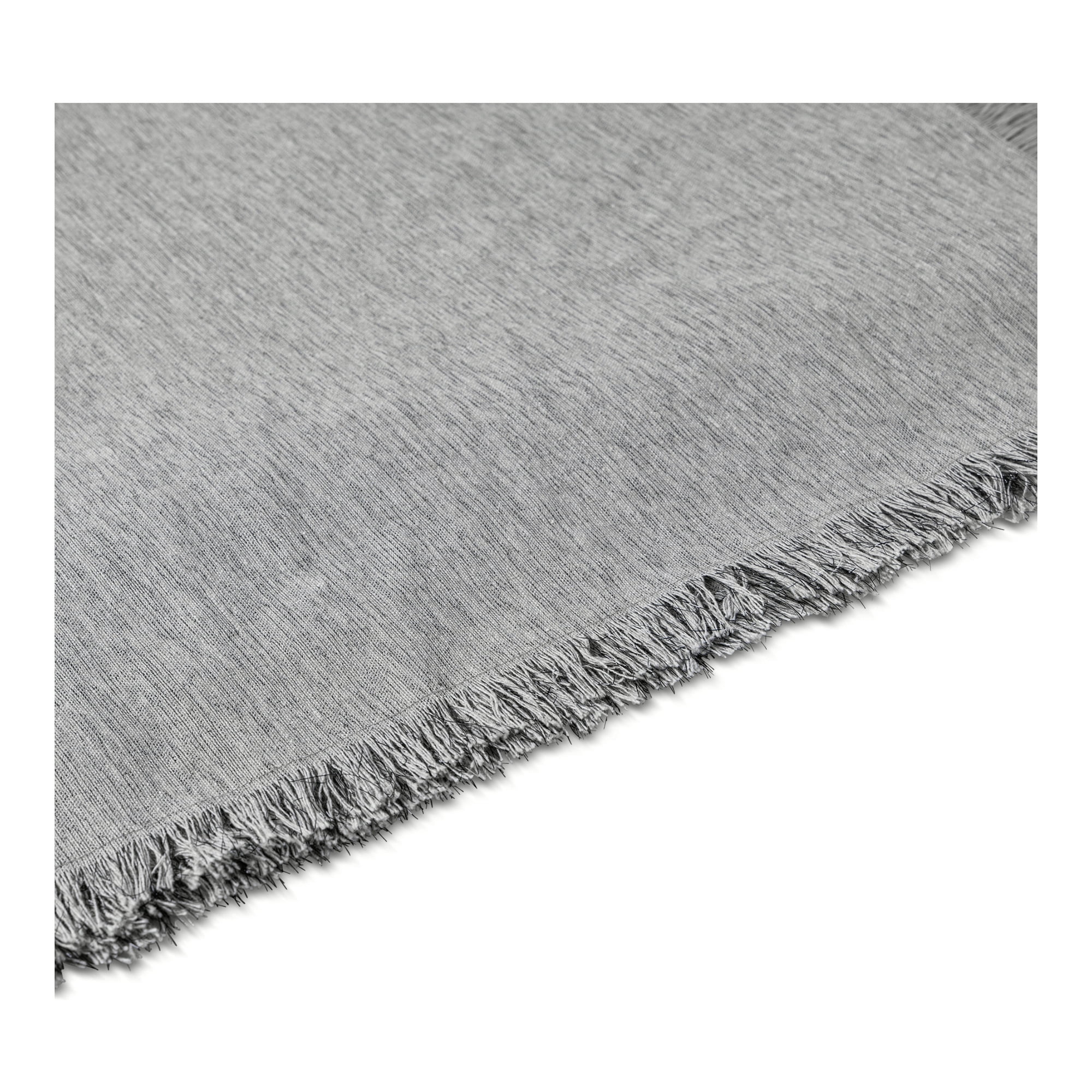 Thyme & Table 84 Inch Rectangle Tablecloth in Gray with Black Lurex Shimmer