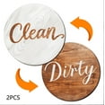 thumbnail image 1 of Mosiee Dishwasher Stickers Double-Sided Magnetic Refrigerator Decorative Stickers 2Pcs, 1 of 9