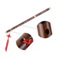 thumbnail image 4 of Pluggable Bitter Bamboo Flute Dizi Traditional Handmade Chinese Musical Woodwind Instrument Key of D Study Level Professional Performance, 4 of 6