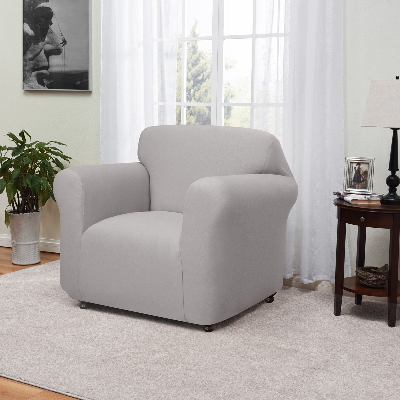 Jersey Chair Slipcover Tie Dye