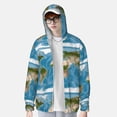 thumbnail image 4 of Gaeub Earth View World Map Men's and Women's UPF 50+ Long-Sleeved Sun Protection Clothing, Fishing Shirt Long Sleeve Zip - X-Large, 4 of 9