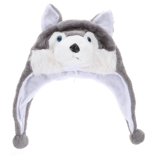 ColoMX Gorro con diseño de lobo creativo, gorro cálido y elegante, gorro de invierno cálido, gorro de invierno para mujer