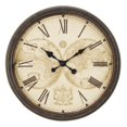 thumbnail image 2 of Monarch Specialties I 9048 - Clocks, 20" Round, Wall Clock, Antique Brown, Transitional, 2 of 4