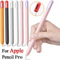 thumbnail image 2 of Étui Porte-Crayon 2en1 pour Apple Pencil Pro, Étui en Silicone Souple Ultra Fin, Protection pour IPad Pencil Pro Blanc Rouge, 2 of 6