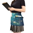 thumbnail image 2 of Yayeee Waist Apron with Pockets for Cooking Waterproof Half Server Aprons, Magical Forest Glowing Lights, 2 of 7