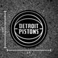 thumbnail image 4 of Rico Industries Nba Detroit Pistons - Adhesivo 3D Con Acabado Cromado, 4 of 5