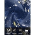 thumbnail image 7 of Navy Blue Snowflake Christmas Cloth Napkins Set of 4 Reusable Dinner Napkins, Xmas Winter Snowflake Modern Art Cocktail Napkin Washable Table Napkins for Wedding/Holiday Party/Baby Shower 20"x20", 7 of 7