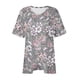 thumbnail image 2 of Camiseta de Manga Corta de Cuello en V Sólido Casual, Camisetas de Manga Corta para las Mujeres, 2 of 4