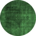 thumbnail image 1 of Ahgly Company Indoor Round Persian Emerald Green Traditional Area Rugs, 5' Round, 1 of 4