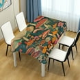 thumbnail image 4 of Yayeee Tablecloths 60" x 60" Rectangle Wrinkle Resistant Party Table Cover, Floral Mushroom, 4 of 8
